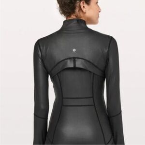 lululemon athletica Black Zip-Up Athletic Jacket